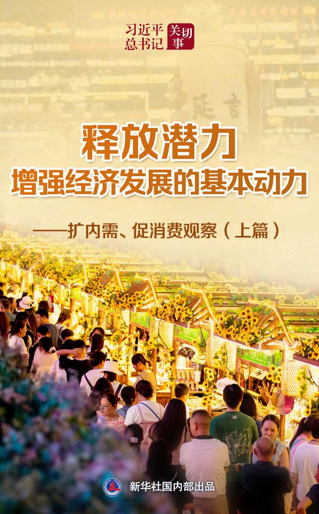 习近平总书记关切事丨释放潜力，增强经济发展的基本动力——扩内需、促消费观察（上篇）