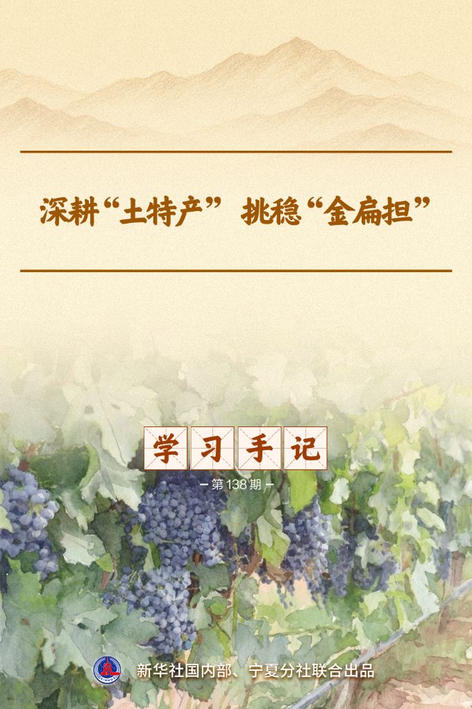 学习手记丨深耕“土特产” 挑稳“金扁担”